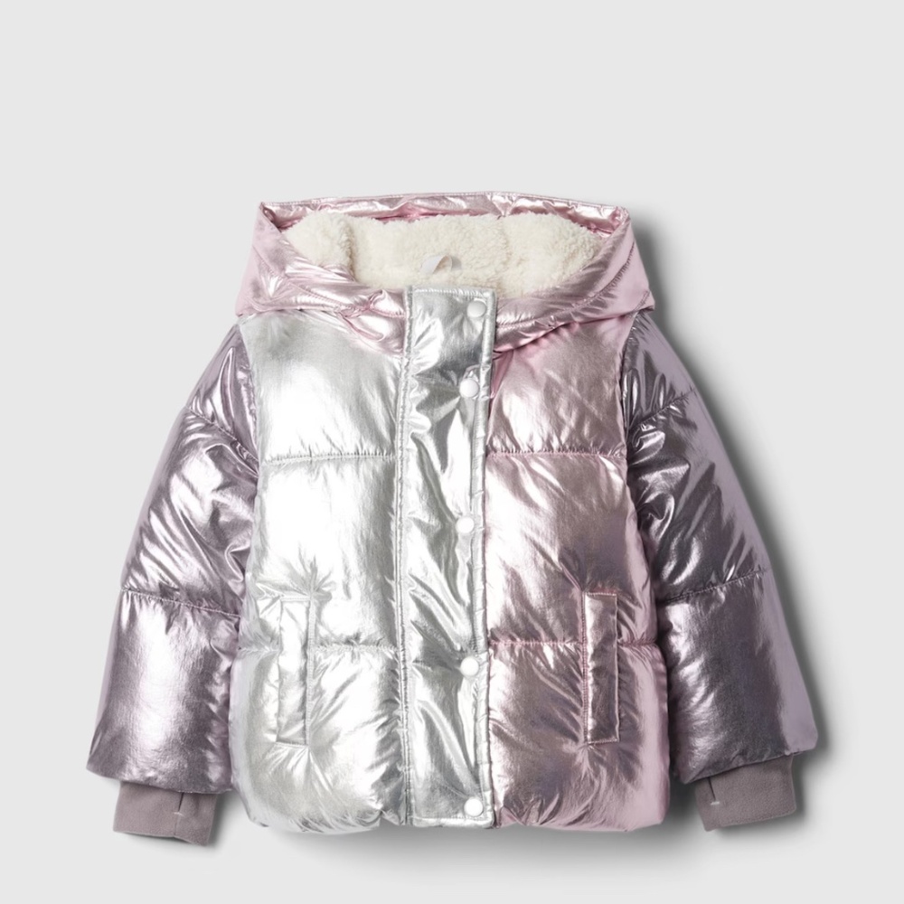 Baby Gap recycled nylon cozy puffer jacket